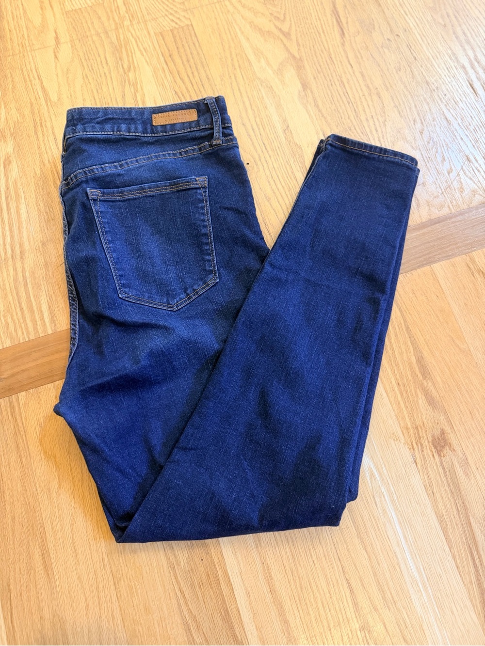 Ladies Missy Size 16 "Social Standard by Sanctuary" Dark Blue Skinny Jeans GUC
